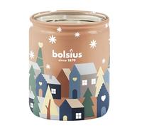 Bolsius - Silent Night - Bougie Parfumée - 6 pièces - Durée de Combustion de 23 Heures - 82 x 68 mm - Extraits Naturels - Contient de la Cire Végétalienne - Sans Huile de Palme
