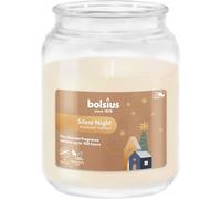 Bolsius - Silent Night - Durée de Combustion de 100 Heures - 135 x 100 mm - Extraits Naturels - Contient de la Cire Végétalienne - Sans Huile de Palme