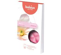 Bolsius True Scents - 6 Wax Melts - Gaufres de cire parfumées - Parfum Magnolia - Avec extraits naturels - Couleur rose - Durée : jusqu'à 15 heures