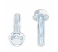Bolt Vis à bride tête hexagonale 10mm M6x1x25mm 10 pièces, taille 65 mm