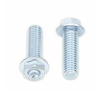 Bolt Vis à bride tête hexagonale 10mm M8x1,25x25mm 10 pièces