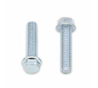 Bolt Vis à bride tête hexagonale 8mm M6x1x25mm 10 pièces, taille 65 mm