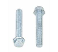Bolt Vis à bride tête hexagonale 8mm M6x1x35mm 10 pièces