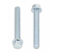Bolt Vis à bride tête hexagonale 8mm M6x1x40mm 10 pièces