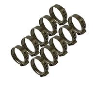 Boltza 10 colliers de serrage en acier inoxydable 304 de 24,1 à 27,1 mm