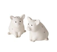 BOLTZE 2061040 Lucky Salière et poivrière en porcelaine Blanc Capacité 50 ml Passe au lave-vaisselle 6 x 7 x 7 cm