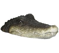 Boltze 5274300 Figure de décoration, Statue de Jardin, Animal Qui Peut Nager, Crocodile, Plastique, Marron