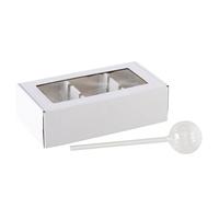 BOLTZE Bolpa 2055465 Lot de 2 Prises d'arrosage en Verre Transparent 24 x 6 x 6 cm (L x l x H) Brillant en Forme de Boule Distributeur d'eau pour Plantes et Fleurs