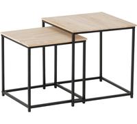 Boltze Home - Set de table Boras, 2 pièces, noir et multicolore