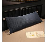 BOMATY Grand coussin de lecture, coussin de traversin à dossier long, lavable, amovible, coussin de tête de lit, coussin de repos pour canapé, durable, soutien lombaire