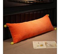 BOMATY Grands coussins triangulaires de lecture et de repos, coussin de soutien dorsal long, lavable, amovible, coussin de tête de lit, coussin de repos pour canapé, durable, soutien lombaire