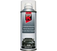 Bombe aérosol vernis de finition transparent bi-couche Auto-K 400ml