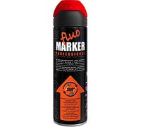 Bombe aréosol peinture de marquage Fluomarker 500ml rouge