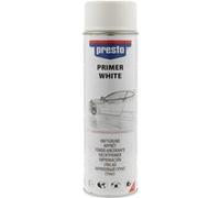 Bombe d'apprêt - Sous-couche - Blanc - Pour peinture claires - Carrosserie - Presto - 500ml Blanc