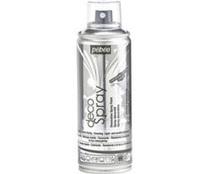 Bombe de peinture acrylique - Argent chrome - Tous supports - Pébéo - Decospray - 200ml Argent