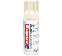 edding 5200 permanent spray - light ivory matt - 200 ml - acrylic paint for painting and decorating glass, metal, wood, ceramic, plastic, canvas - aerosol spray, acrylic spray, paint spray