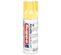 edding 5200 permanent spray - pastel yellow matt - 200 ml - acrylic paint for painting and decorating glass, metal, wood, ceramic, plastic, canvas - aerosol spray, acrylic spray, paint spray