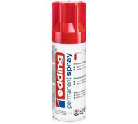 Edding Bombe de peinture acrylique 5200 - permanent - Rouge trafic brillant - Lot 3 x 200 ml
