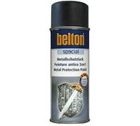 Bombe de peinture Belton anti-corrosion pour métaux 2 en 1 noir mat 400ml
