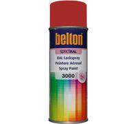 Belton - Bombe aérosol SpectRAL - Peinture toutes surfaces RAL 3000 Rouge feu brillant - 400 ml