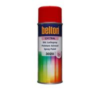 Belton Peinture aérosol SpectRAL – Toutes surfaces brillant – RAL 3020 Rouge signalisation – 400 ml