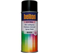 Peinture SpectRAL Belton - Bombe Aérosol Spray de Peinture Toutes Surfaces - RAL 9005 Noir Foncé - Mat - 400 ml - Ref. 324411