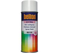 Bombe de peinture Belton Spectral RAL9016 Blanc signalisation 400ml