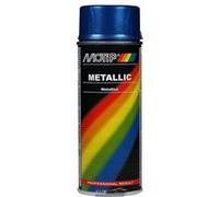 Motip Bombe de peinture Metallic - Bleu métallisé - 400 ml