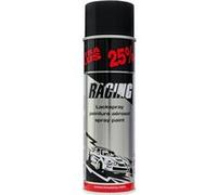 Bombe de peinture - Carrosserie voiture - Racing - Noir mat - 500ml