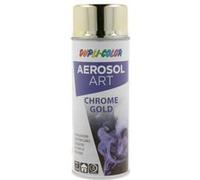 Bombe de peinture - Effet chrome or - Brillant - Tous supports - Aérosol Art