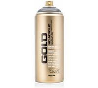 Bombe de peinture - Gold - Acrylique - Noir mystique - T9000 - 400ml - Montana Cans