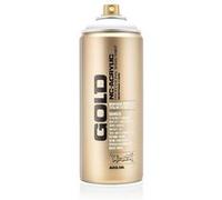 Bombe de peinture - Gold - Acrylique - Shock white - S9100 - 400ml - Montana Cans
