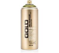 Bombe de peinture - Gold - Acrylique - Transparent olive green - 400ml - Montana Cans