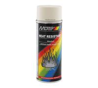 Peinture Thermorésistante Motip - Bombe Aérosol Spray de Peinture Résistante à la Chaleur Auto Moto - Beige - 400 ml - Ref. 04038