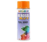 Bombe de peinture - Jaune orange - RAL 2000 - Satiné - Tous supports - Aérosol Art