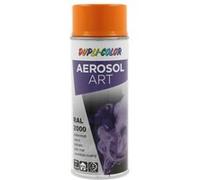 Bombe de peinture - Jaune orange - RAL 2000 - Satiné - Tous supports - Aérosol Art