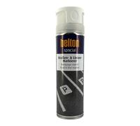 BELTON Peinture aérosol de marquage 500 ml – Valve 360° – Blanc de signalisation