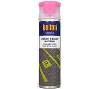 Bombe de peinture - Marquage routier - Rouge néon - Asphalte, béton, parkings - Belton Special - 500ml