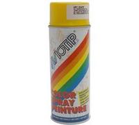 Motip Bombe de peinture Deco Glycero 01679 – Brillant – Jaune colza RAL 1021 400 ml aérosol