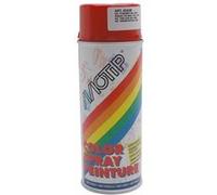 Motip Bombe de peinture Glycéro Brillant Aérosol Rouge Feu 400 ml