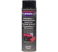 Bombe de peinture - Noir - Brillant - Anti-gravillons - Bas de caisse - Presto - 500ml Noir