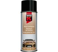Bombe de peinture - Noir brillant - Carrosserie - Auto - Moto - Auto K