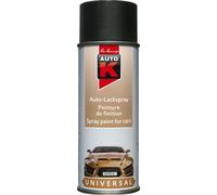 Bombe de peinture - Noir mat - RAL 9005 - Carrosserie - Auto - Moto - Auto K