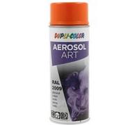 Bombe de peinture - Orange trafic - RAL 2009 - Brillant - Tous supports - Aérosol Art