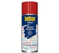Bombe de peinture - Rouge feu - RAL 3000 - Satiné - Couvrant et résistant - Belton - Robust - 400ml