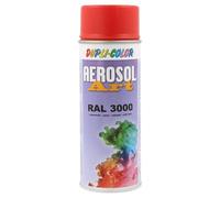 Bombe de peinture - Rouge flamme - RAL 3000 - Satiné - Tous supports - Aérosol Art