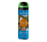 Lot de 12 Traceurs de chantier à l'eau très fluorescent FLUO TP HYDRO Vert SOPPEC