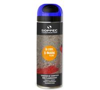 Bombe de peinture - Traceur de chantier SOPPEC bleu fluo s mark 3-6 mois - 141919