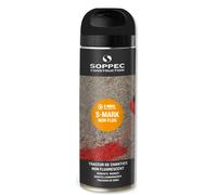 Bombe de peinture - Traceur de chantier SOPPEC noir non fluo s mark 6 mois - 141903