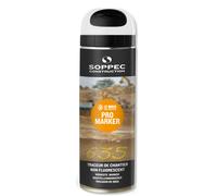 Bombe de peinture - Traceur de chantier SOPPEC non fluorescent promarker blanc 9-12 mois - 141500